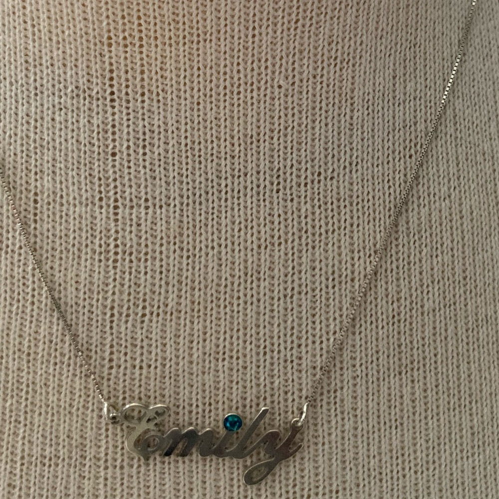 Emily Sterling necklace Silver 18” - Picture 3 of 9